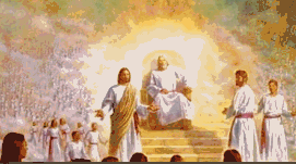 Christ the intercessor at the right hand of the Father